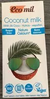 Mängden socker i Coconut Nature calcium Sans sucres