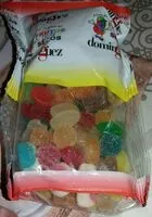 Mängden socker i Gominolas