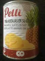 Mängden socker i Piña rodajas en su jugo