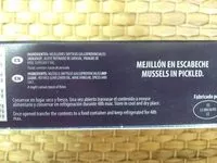 Mängden socker i Mejillon en escabeche