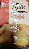 Mängden socker i Mini arepas