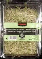 Mängden socker i Germinados de alfalfa tarrina