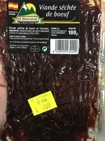 Mängden socker i Viande séchée de bœuf en tranches