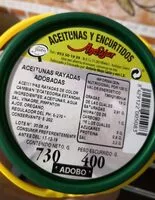 Mängden socker i Aceitunas adobo