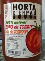 Mängden socker i 100% Natural Zumo de Tomate