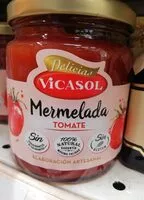 Mängden socker i Mermelada de Tomate Vicasol