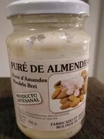 Mängden socker i Puré de almendras