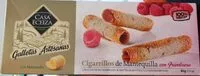 Mängden socker i Cigarrillos de mantequilla con frambuesa