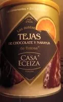 Mängden socker i Tejas de chocolate y naranja de Tolosa