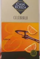 Mängden socker i Turrón trufa a la naranja