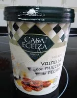 Mängden socker i Helado vainilla y nueces pecan