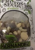 Mängden socker i Frutos secos al natural