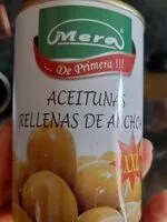 Mängden socker i Aceitunas rellenas de anchos