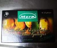 Mängden socker i Mejillones escabeche