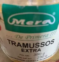 Mängden socker i Tramussos extra