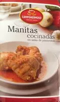 Mängden socker i Manitas cocinadas en salsa de pimientos