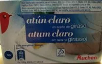 Mängden socker i Atun claro en aceite de girasol