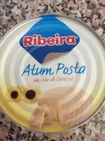 Mängden socker i Atum posta em óleo de girassol