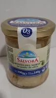 Mängden socker i Sálvora bonito del norte en aceite de oliva