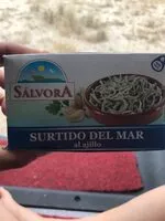 Mängden socker i Surtido del mar (gula)