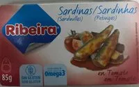 Mängden socker i Sardinas en tomate