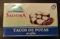 Mängden socker i Tacos de potas al ajillo