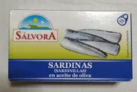 Mängden socker i Sardinas en aceite de oliva