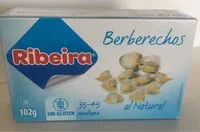 Mängden socker i Berberechos al natural 35-45