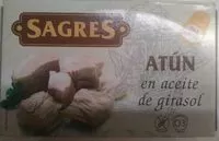 Mängden socker i atún en aceite de girasol