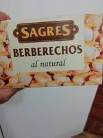 Mängden socker i Berberechos al natural