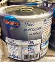 Mängden socker i Thon morceaux