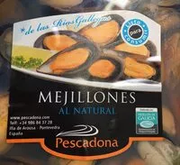 Mängden socker i Mejillones al natural