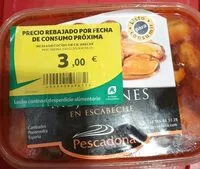 Mängden socker i Mejillon en escabeche