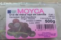 Mängden socker i Uva de mesa roja sin semilla