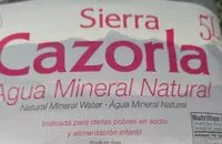 Mängden socker i Agua mineral natural