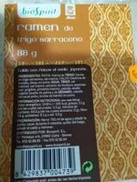 Mängden socker i Ramen de trigo sarraceno