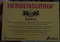 Mängden socker i Herbensurina