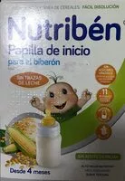 Mängden socker i Papilla de inicio para el biberón