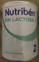 Mängden socker i Nutriben (sin lactosa 2)