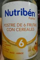 Mängden socker i Potito Postre de 6 frutas con cereales