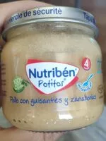 Mängden socker i Potito con guisantes y zanahorias