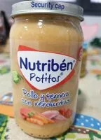 Mängden socker i Nutriben potitos Pollo y ternera con verduritas