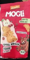 Mängden socker i Mogli - Apfel Kirsch Kekese