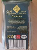 Mängden socker i Café soluble ecológico descafeinado