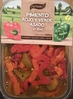 Mängden socker i Pimiento rojo y verde asado a tiras