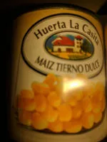 Mängden socker i Maíz tierno dulce