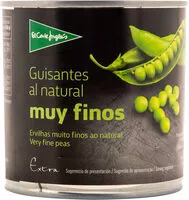 Mängden socker i Guisantes al natural muy finos