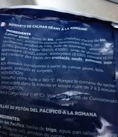 Mängden socker i Beignets calmar à la romaine