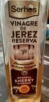Mängden socker i Vinagre de jerez