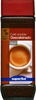 Mängden socker i Café soluble descafeinado